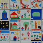 卒園生のタイル